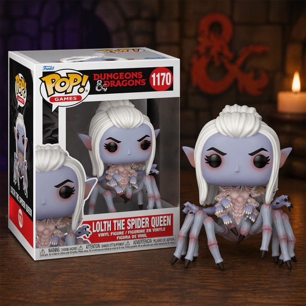 Фото - Коллекционная фигурка FUNKO POP! серии Подземелья и Драконы - КОРОЛЕВА ПАУКОВ (91562)